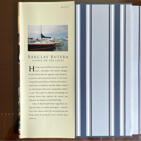BARCLAY BUTERA Book LIVING ON THE COAST 1st Edition Decorating Coffee Table EUC! - Picture 5 of 9